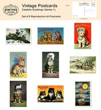 Catskills Greetings, NY  (Series 1) Lot of 9 ...