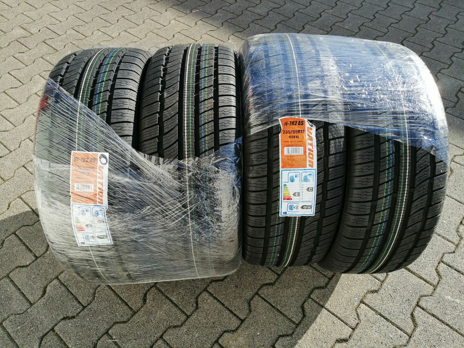 Winterreifen 235 55 R17 Test 2021 4x Ganzjahresreifen Allwetterreifen 235/55 R17 103V VW Tiguan NEU