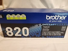 GENUINE - BROTHER TN820 STANDARD BLACK TONER CARTRIDGE - TN-820 - OPEN BOX