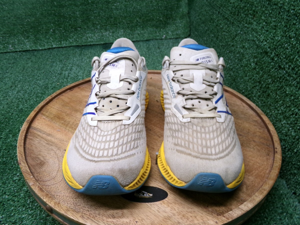 New Balance Mens Fuelcell Prism V2 White Impulse Running Shoe Size