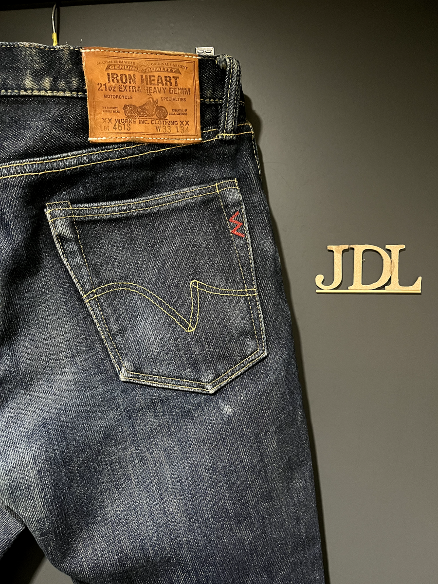 Iron Heart 461S 21oz Selvedge denim Bootcut W33 L34 JAPAN | eBay Iron Heart 461S 21oz Selvedge denim Bootcut W33 L34 JAPAN | eBay