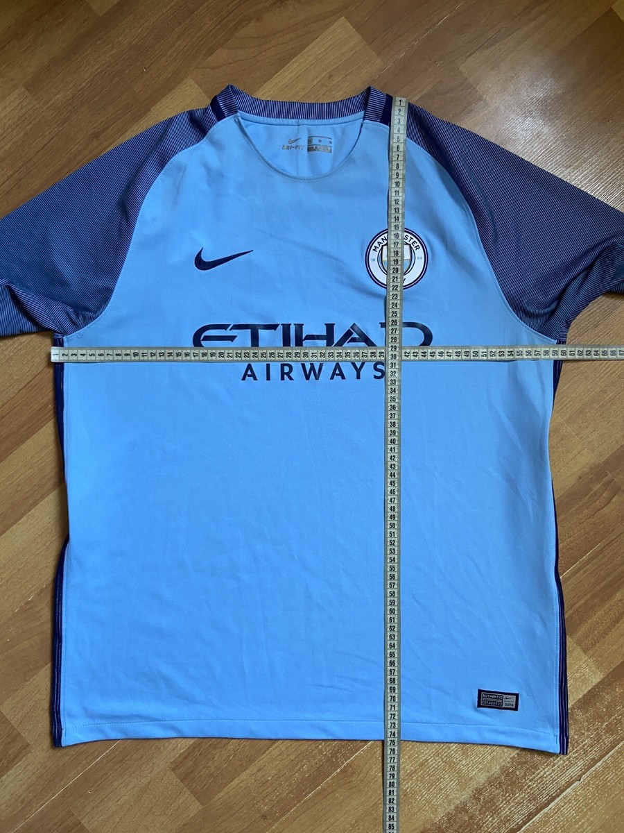 MANCHESTER CITY 2016 2017 HOME FOOTBALL SHIRT SOCCER JERSEY NIKE