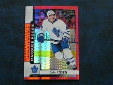 2017-18 17/18 OPC Platinum Red Prism ROOKIE #168 Calle Rosen Maple Leafs / 199