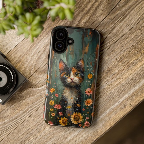 For iPhone | Samsung Galaxy | Pixel Phone Case - Calico Cat Flowers Pastel - 第 28/256 張圖片