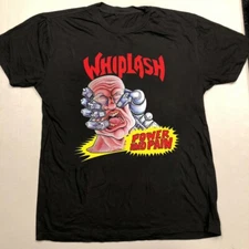 Whiplash Band Power And Pain Unisex T-Shirt Cotton Full Size UU812