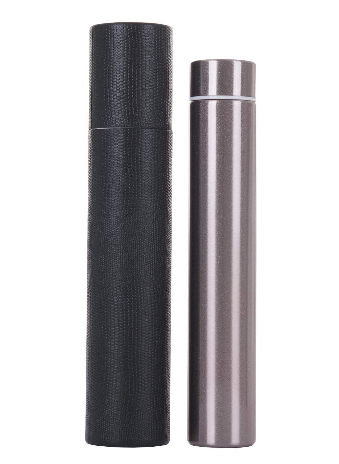 ChezMax Slim Thin Stainless Steel Vacuum Insulated Thermos Water Bottle Leak ...