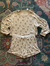 NEW American Eagle AE Snoopy XOXO Plush PJ Pajamas Set Neutral Size XL So Soft 