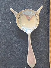 STERLING SILVER 1   BRANDY TEA  WARMER GREAT SHAPE OTHERS IN OTHER LOTS AV.