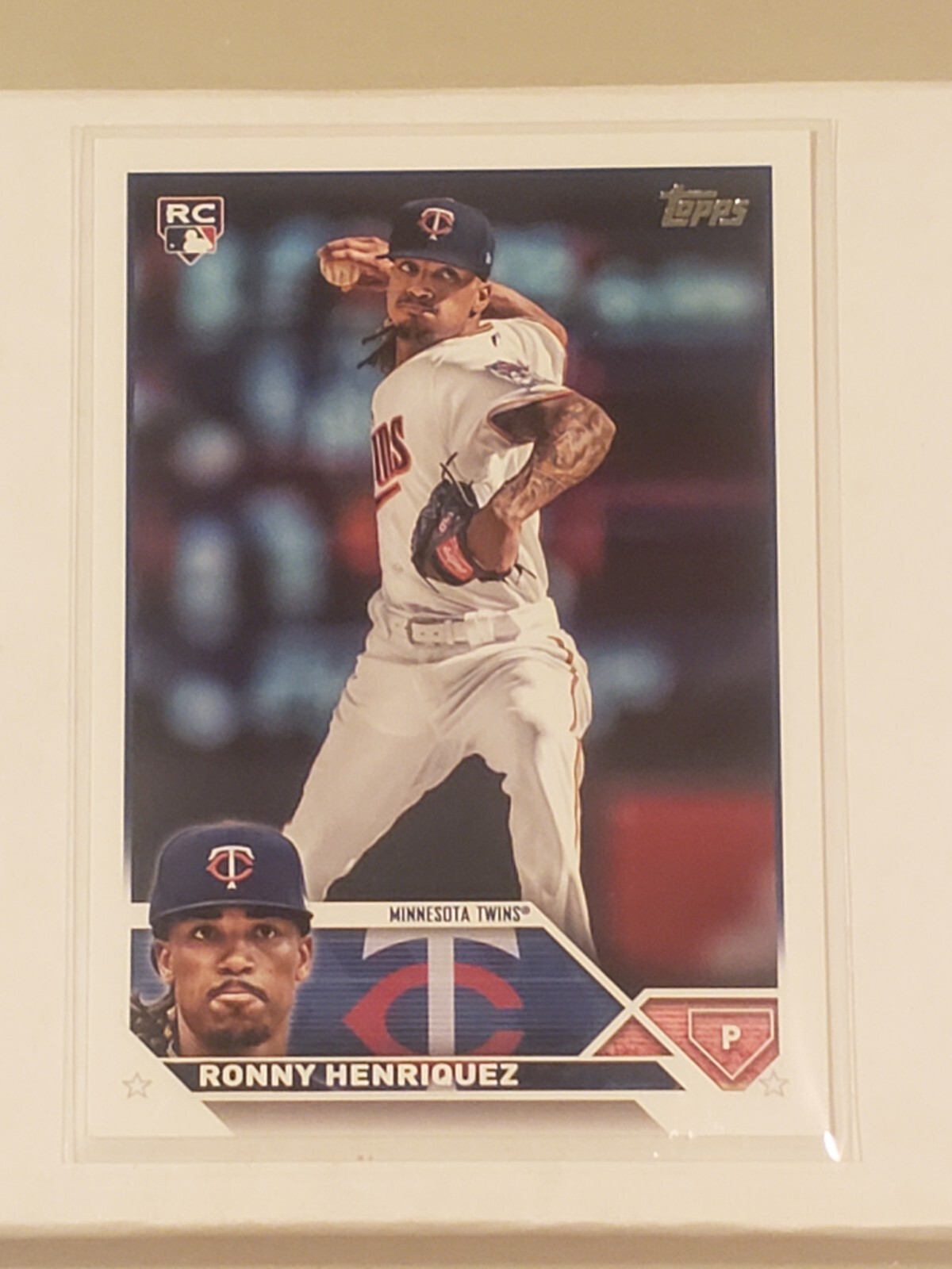 2023 Topps Series 2  Advanced Stats #009/300 #372 RONNY HENRIQUEZ RC - TWINS