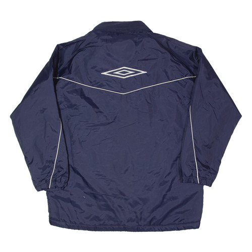 UMBRO Insulated Sports Coat Blue Mens L - Picture 3 of 6