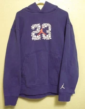 AIR JORDAN JUMPMAN 23 STAR PULLOVER HOODIE BLUE (XL) EXCELLENT