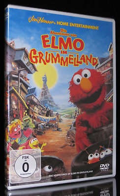DVD DIE ABENTEUER VON ELMO IM GRUMMELLAND - SESAMSTRASSE - MUPPETS - JIM HENSON