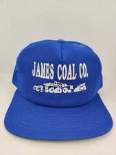 Vintage NEW ERA USA MADE James Coal Co Mining Trucker Hat Snapback Cap NOS NWOT