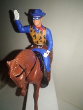 Hartland series 500 custom painted rider and horse to look like The Two Gun Kid