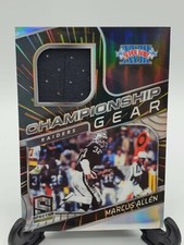 2020 Panini Spectra Football Championship Gear Marcus Allen Jersey Relic Card