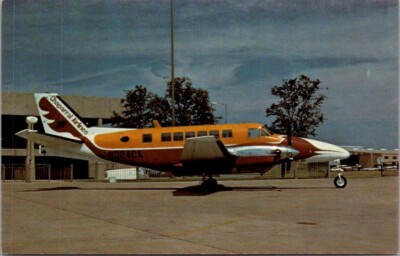 BEECHCRAFT B-99 AIRLINER Chaparral Airlines airplane Postcard