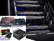 1700W GPU Mining Rig 3x Geforce RTX 2080 Turbo 8GB MINING EXPERT from Easycrypto