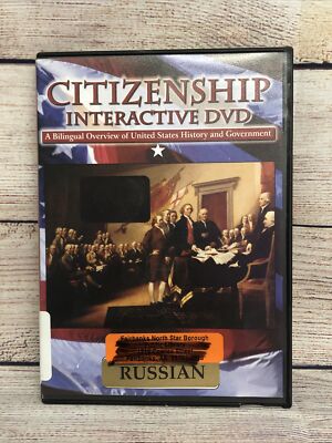 Bilingual Overview of US History & Govt Russian (DVD) Citizenship interactive