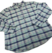 Ralph Lauren Classic Fit Blue Multicolor Stripe Dress Shirt Pony Logo XL