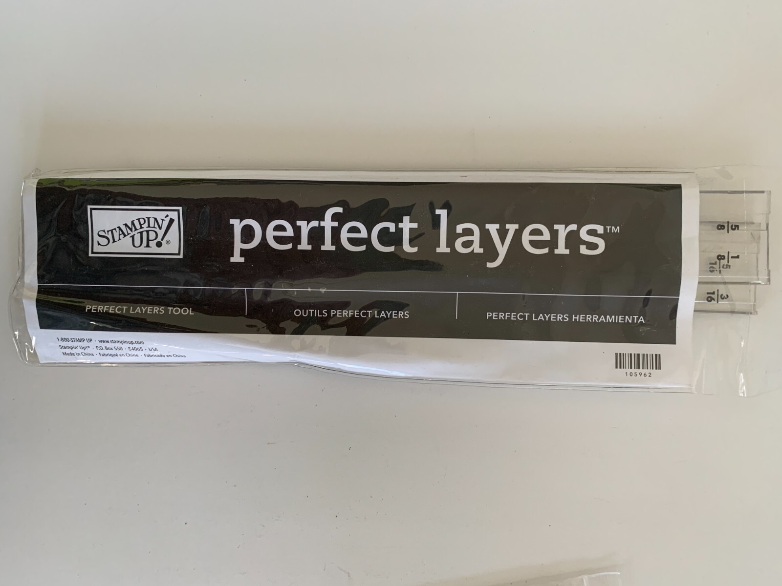 Stampin' Up! Perfect Layers Scrapbooking Tool 8 Border Sizes
