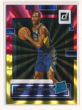 BENNEDICT MATHURIN 2022-23 DONRUSS HOLO RED GOLD LASER RC RATED ROOKIE *PACERS*