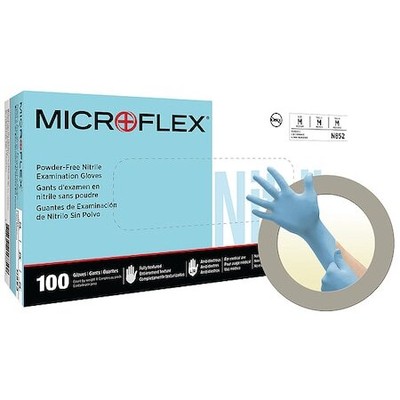 Ansell N85 Microflex(R) N85, Microflex  Fully Textured Nitrile Exam Glove, 3.5