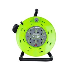 20m 4 Socket Cable Reel Extension Lead 13A Thermal Out - Status