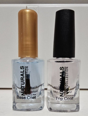 Naturals Collection Sticky Base Coat & Quick Dry Top Coat Nail Polish *NEW .50oz
