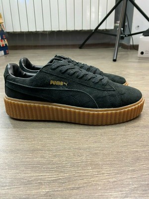 puma creepers black gum
