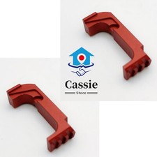 2 Pack GIock Grippy GEN4/5 Extended Mag Release 19/22/23/26/27 /31/32 Red 2Pcs
