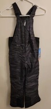 Artic Quest unisex boys and girls ski  snow bib overall size XS 5/6 NWT