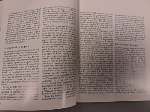 LIVRE LES PASSEPORTS DE L'ART LES CITADELLES DES INCAS archéologie Quipu - Imagen 4 de 13