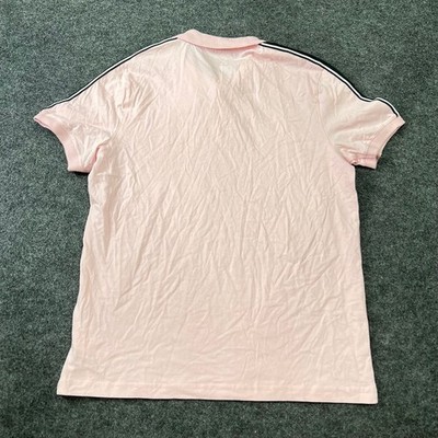 MICHAEL KORS Shoulder Logo Cotton Polo Men's Size L Pink | eBay