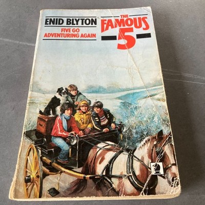 Five Go Adventuring Again by Enid Blyton (1982) Knight Books Vintage Paperback