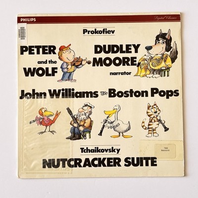 1984 Peter & the Wolf Nutcracker Suite John Williams Boston Pops Vinyl Import