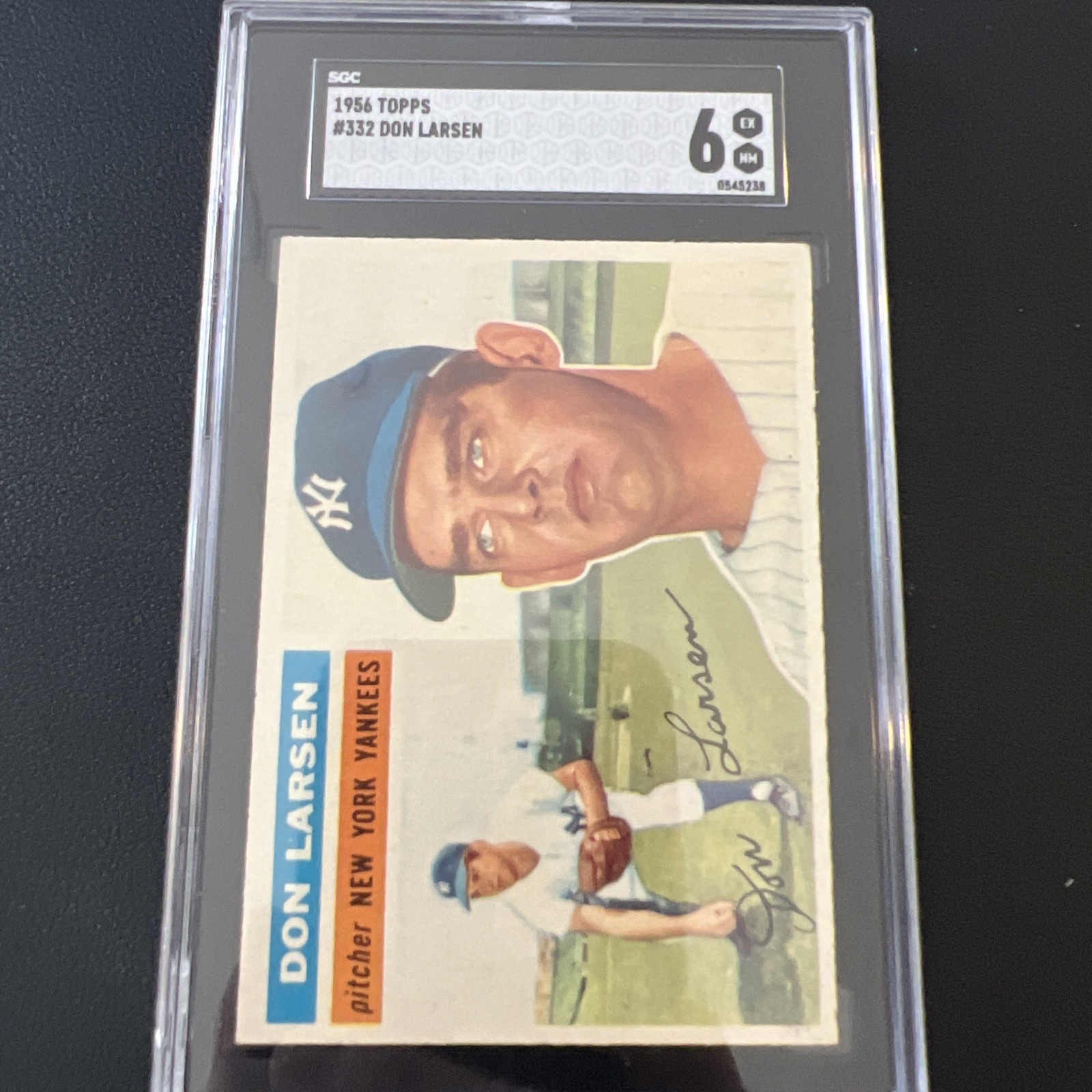 1956 Topps Baseball #332 Don Larsen SGC 6