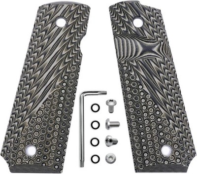 1911 G10 Grips, Full Size (Government/Commander) - Ambi Safety Cut - OPS Texture