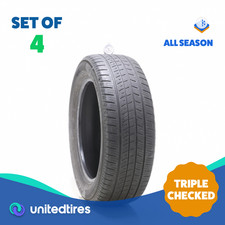 Set of (4) Used 225/60R18 Yokohama Avid Ascend GT 100H - 5-7/32 (11X48)