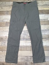 Wrangler ATG Men  s Utility Pants 36x30 Cargo Gray Nylon Stretch Hiking Outdoor
