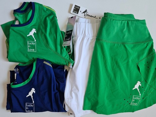 (4) Lucky in Love Simone tops skirts skorts XS S NWT tennis pickleball