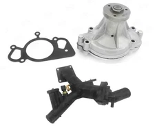 Engine Cooling Water Pump Thermostat & Housing For 2005-09 Land Rover LR3 4.4L