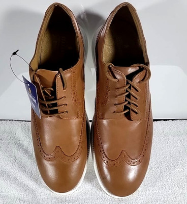 Stafford Men's 11 M St Alder Cognac Genuine Leather Upper  New With Tags and Box