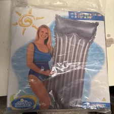 Intex The Wet Set Inflatable Pool Float 72" x 30" Sun-Tanner Deluxe Mat 2003 New