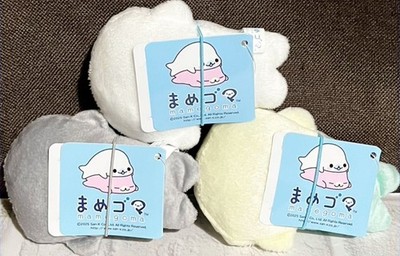 San-X まめゴマ　mamegoma コレクションぬいぐるみ　マスコット Mamegoma Mascot Plush 3-Piece Set San-X Japanese Cute Seal