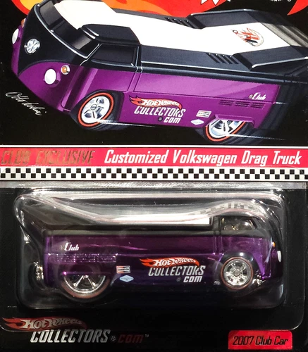 Hot Wheels Customized VW Volkswagen Drag Truck 2007 RLC Red Line Club Car /07000