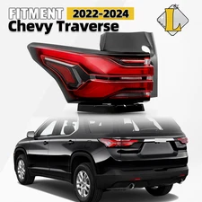 LED Tail Light w/Bulb For 2022-2024 Chevy Traverse Driver Side Brake Outer Lamp
