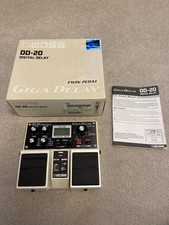 BOSS DD-20 Giga Delay Digital Delay Guitar Effects Pedal + Manual. Boxed
