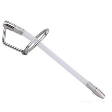 Male Silicone Urethral Sounds Dilator Plug with two size rings