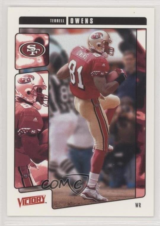 2001 Upper Deck Victory Terrell Owens #309 HOF uk2