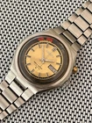 Seiko 4006-6060 Bellmatic Automatic Watch Men's Gold Dial 17 Jewels Vintage
